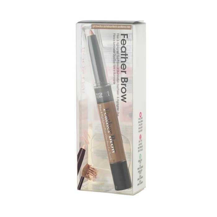 Physicians Formula Feather Brow Fiber & Highlighter Duo Light Brown 2x0.6 gr.