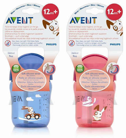 Philips Avent Pipetli Damlatmaz Bardak 12 Ay+ 260 ml.