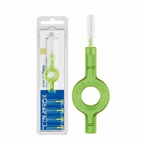 Curaprox CPS 011 Prime Plus Handy 5 Stk+1 Halter Arayüz Fırçası