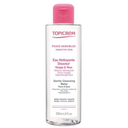 Topicrem Gentle Cleansing Water Face & Eyes 200 ml.