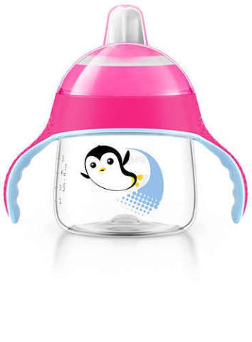 Philips Avent Penguen Damlatmaz Bardak Pembe 6 Ay+ 200 ml.