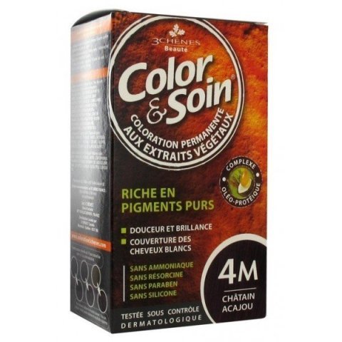 Color Soin 4M Chatain Acajou Maun Kestanesi