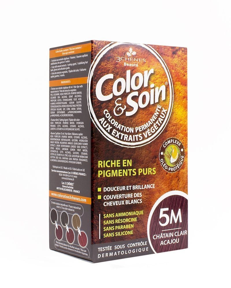 Color Soin 5M Chatain Clair Acajou Maun Kestanesi