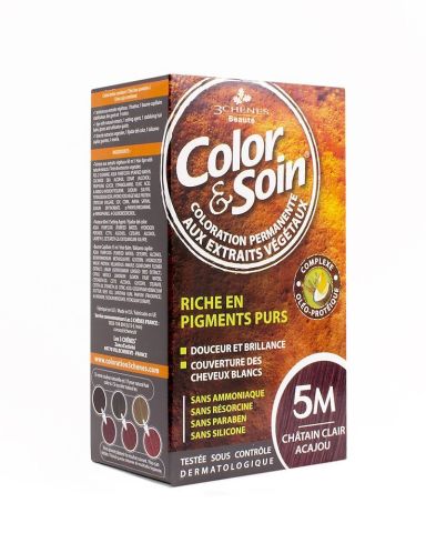 Color Soin 5M Chatain Clair Acajou Maun Kestanesi