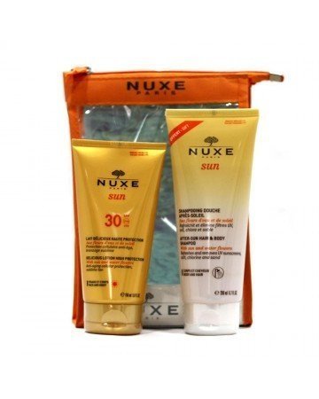 Nuxe Güneş Koruyucu Yüz ve Vücut Sütü Spf30 150 ml. + Güneş Sonrası Şampuanı 200 ml.