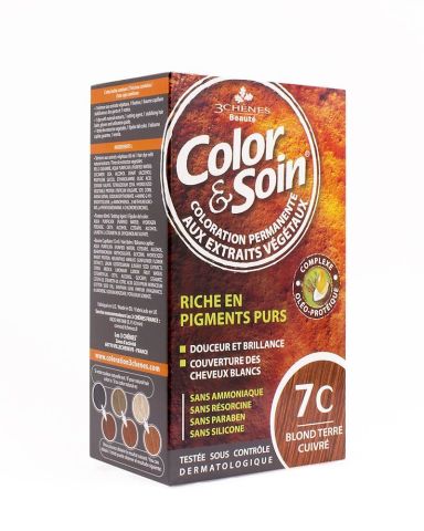 Color Soin 7C Blond Terre Cuivre Terracotta Sarısı