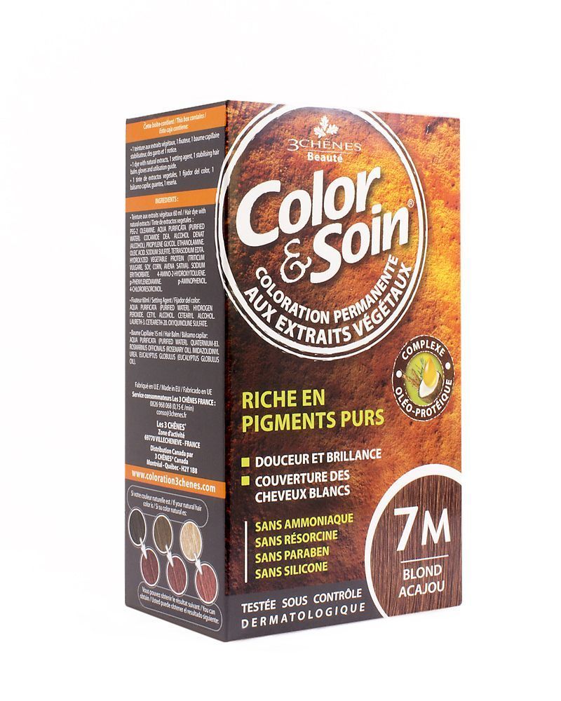 Color Soin 7M Blond Acajou Kızıl Kestane Sarısı