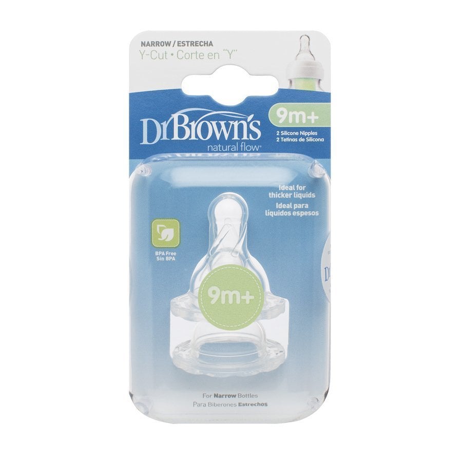 Dr Browns Y Kesim Dar Ağız Biberon Emziği 312 9 Ay+ 2li