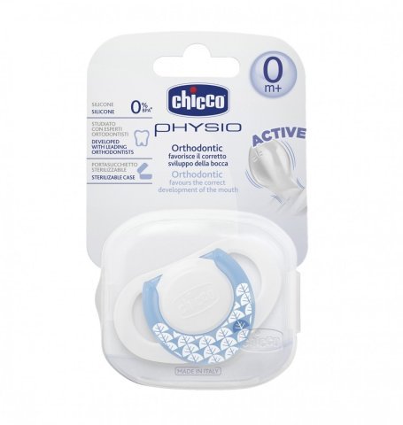 Chicco Physio Silikon Emzik 0 Ay+ Tekli