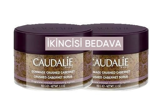 Caudalie Crushed Cabernet Scrub İnceltici Vücut Peelingi 150 gr. 2li