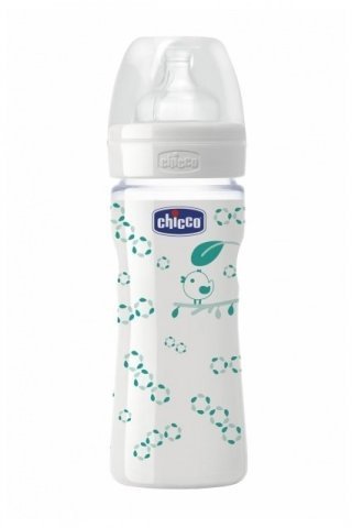 Chicco Desenli Cam Biberon 0 Ay+ 240 ml.