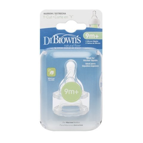 Dr Browns Y Kesim Dar Ağız Biberon Emziği 312 9 Ay+ 2li