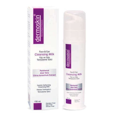 Dermoskin Cleansing Milk Face & Eye 150 ml.