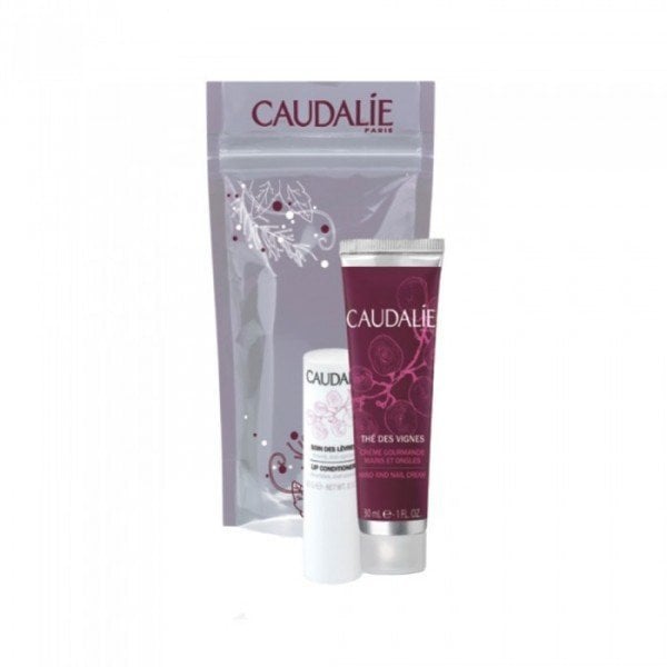 Caudalie Lips Conditioner Stick and The des Vignes Hand and Nail Cream Winter Duo