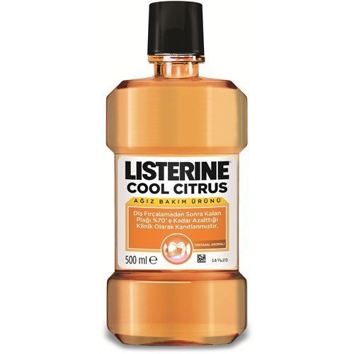 Listerine Mouthwash Cool Citrus Portakal Aromalı Gargara 500 ml.