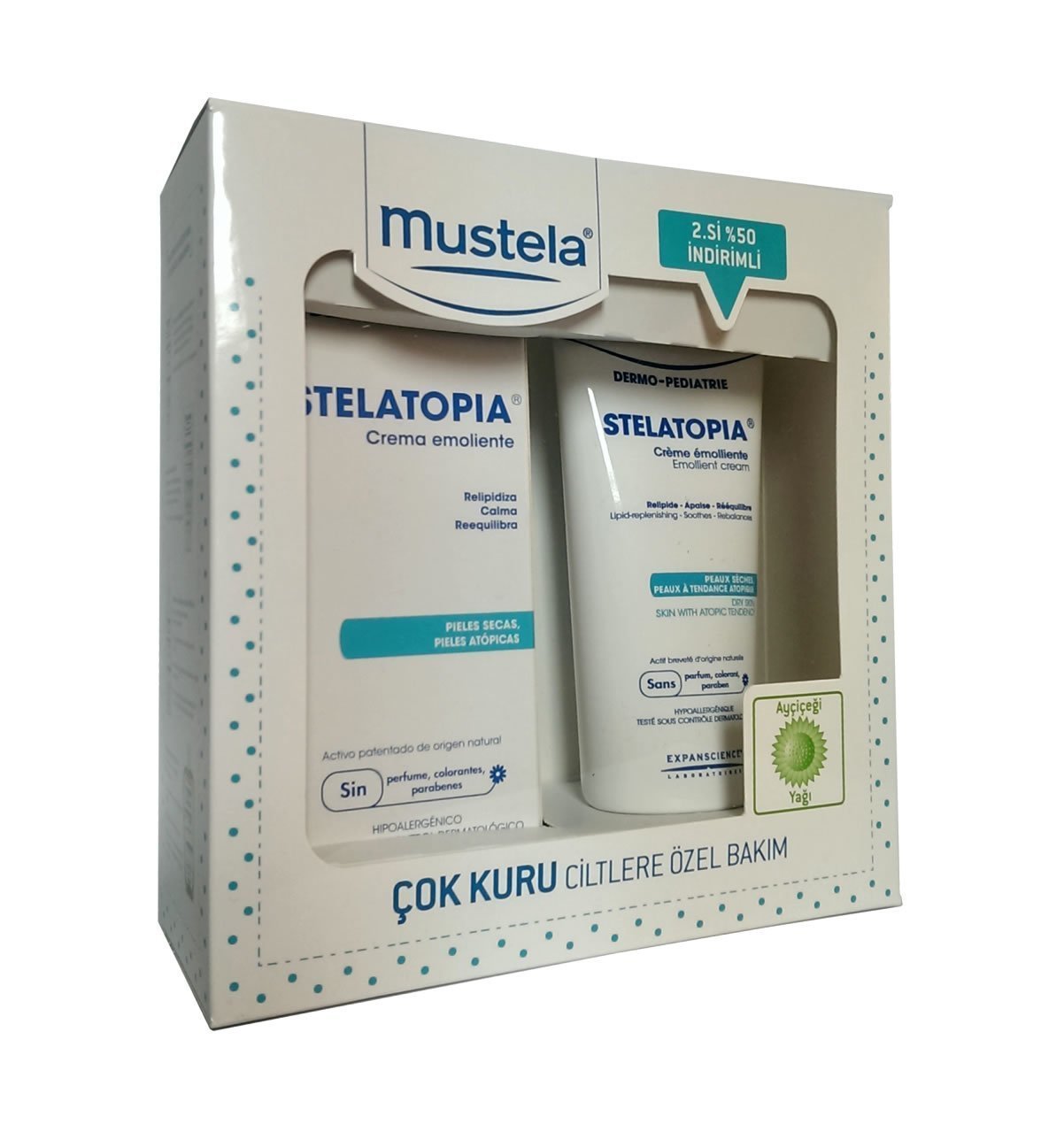 Mustela Stelatopia Crema Emoliente 2li