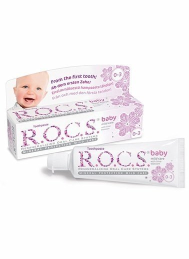 Rocs Baby 0-3 Yaş Arası Yutulabilir Diş Macunu Ihlamur