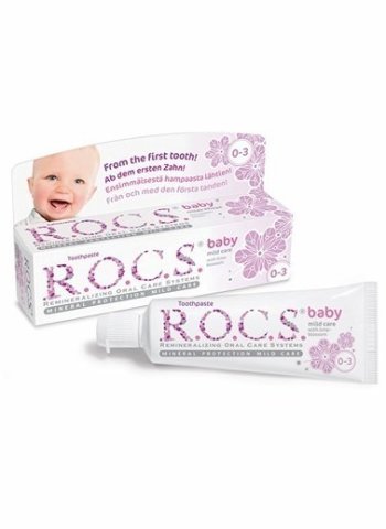 Rocs Baby 0-3 Yaş Arası Yutulabilir Diş Macunu Ihlamur