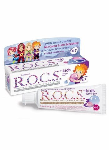 Rocs Kids 4-7 Balon Sakızı Diş Macunu