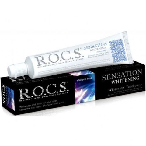 Rocs Sensation Parlaklık ve Beyaz Macun