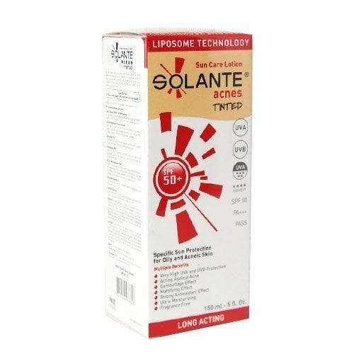 Solante Sun Acnes Tinted Spf50+ Losyon 150 ml.