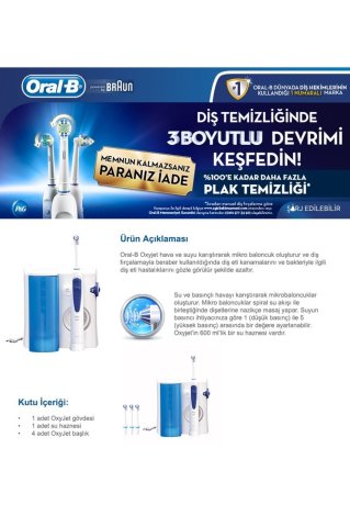 Oral B Ağız Duşu Oxyjet Md20
