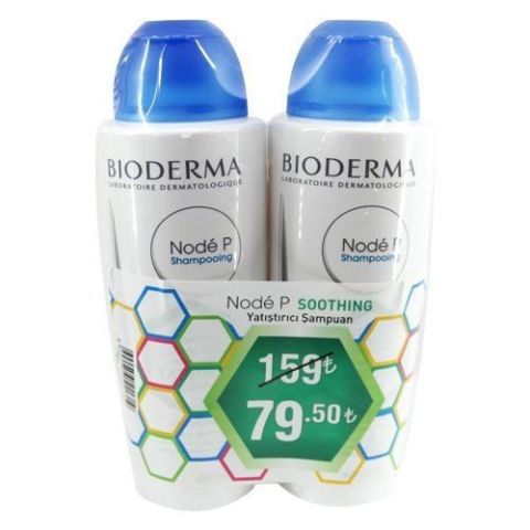 Bioderma Yatıştırıcı Şampuan Node P Soothing 2x400 ml.