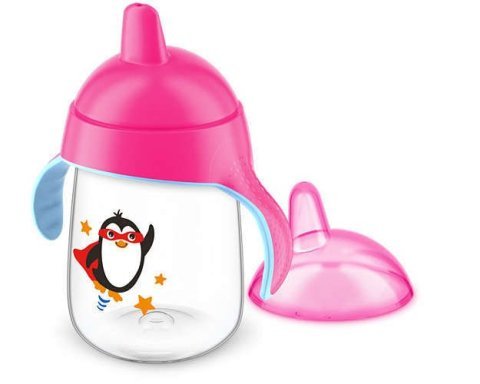 Philips Avent Penguen Damlatmaz Bardak Pembe 18 Ay+ 340 ml.