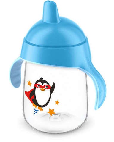 Philips Avent Penguen Damlatmaz Bardak Mavi 18 Ay+ 340 ml.