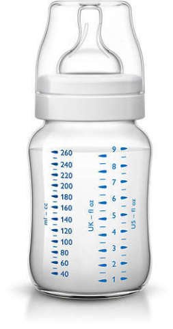 Philips Avent 0 BPA PP Biberon 1 Ay+ 260 ml. Tekli