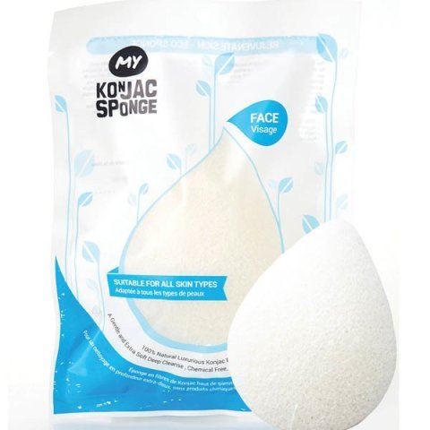 Konjac Pure Sponge Saf Beyaz Konjac