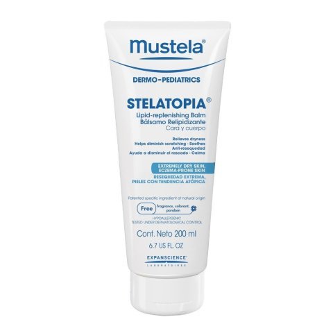 Mustela Stelatopia Lipid-Replenishing Balm 200 ml. - Kuru Ciltler için Bakım Balsamı
