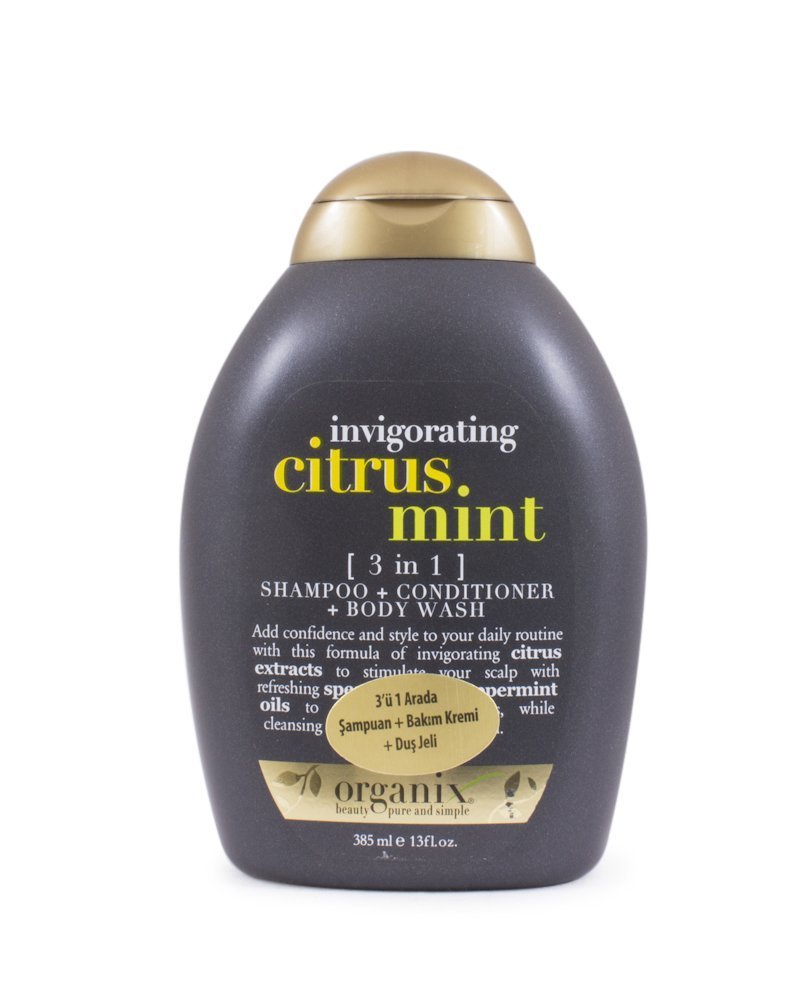 Organix Citrus Mint Shampoo 3 in 1 385 ml.