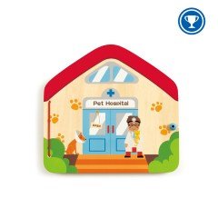 Mıknatıslı Veteriner Evi