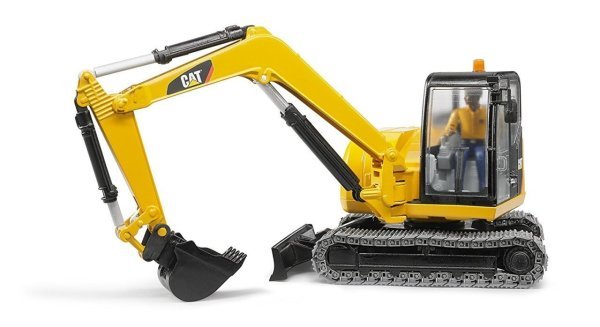 Bruder 02466 Cat Mini Ekskavatör ve İnşaat İşçisi