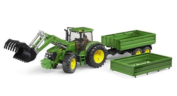 Bruder John Deere 7930 Kepçeli ve Römorklu Traktör