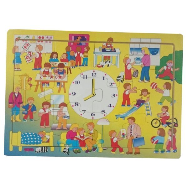 Oyuncak Puzzle Okul Hayatı