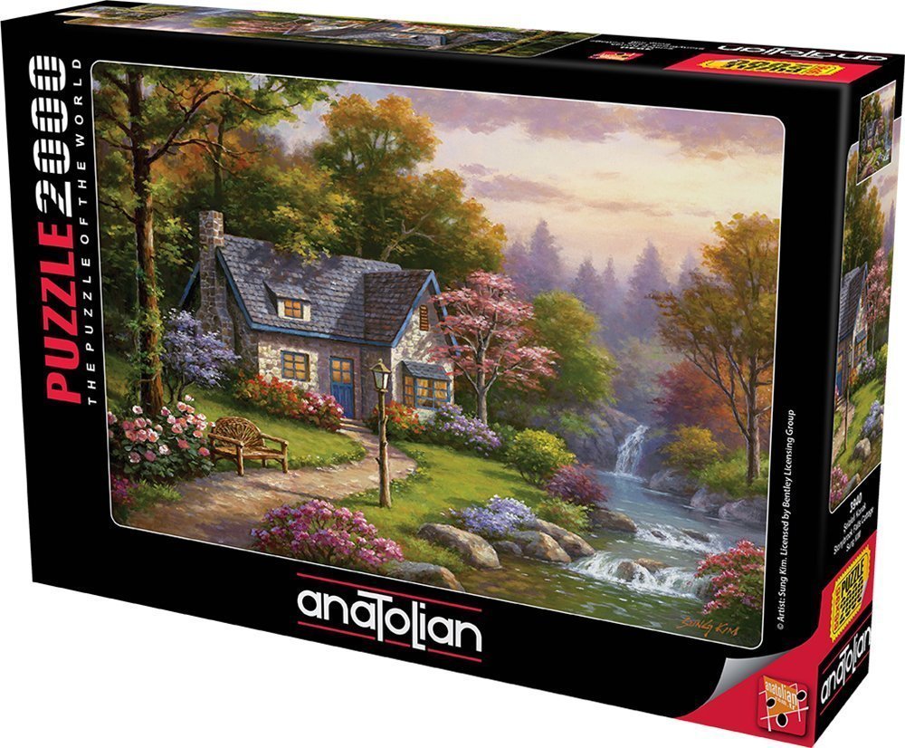 Anatolian Puzzle 2000 Parça Şelaleli Konak 3940
