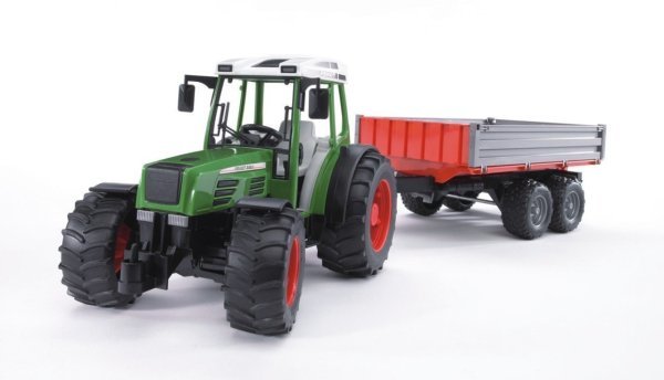 Bruder 02104 Fendt 209S Traktör & Kırmızı Römork