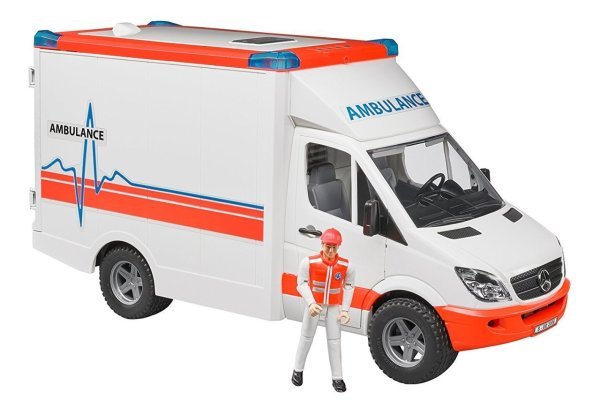 Bruder 02536 Mercedes - Benz Ambülans ve Sürücü