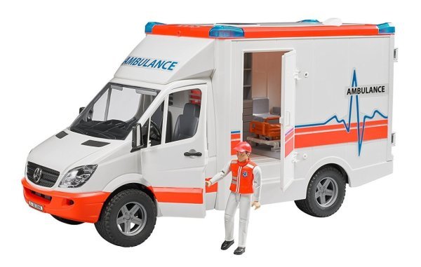 Bruder 02536 Mercedes - Benz Ambülans ve Sürücü