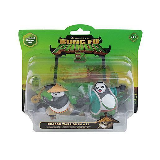 Kung Fu Panda 3 Figür Dragon Warrior Po & Li