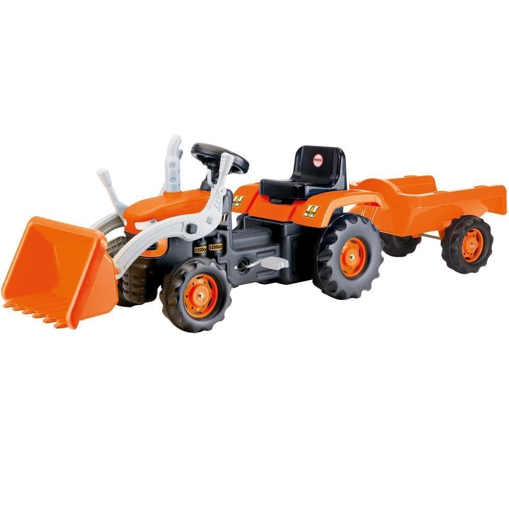 Dolu 8052 Pedallı Kepçeli Traktör ve Römork 36 + Ay