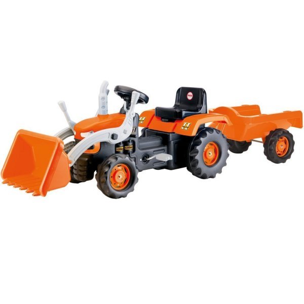 Dolu 8052 Pedallı Kepçeli Traktör ve Römork 36 + Ay