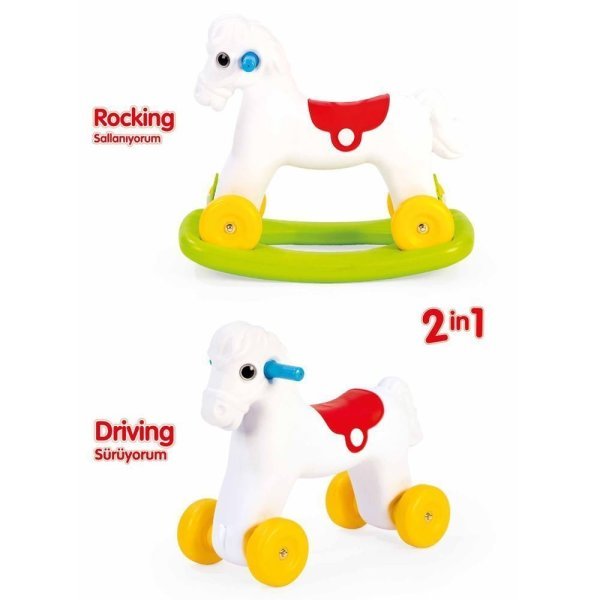 Dolu 7075 Sallanan Tekerlekli At 24 + Ay