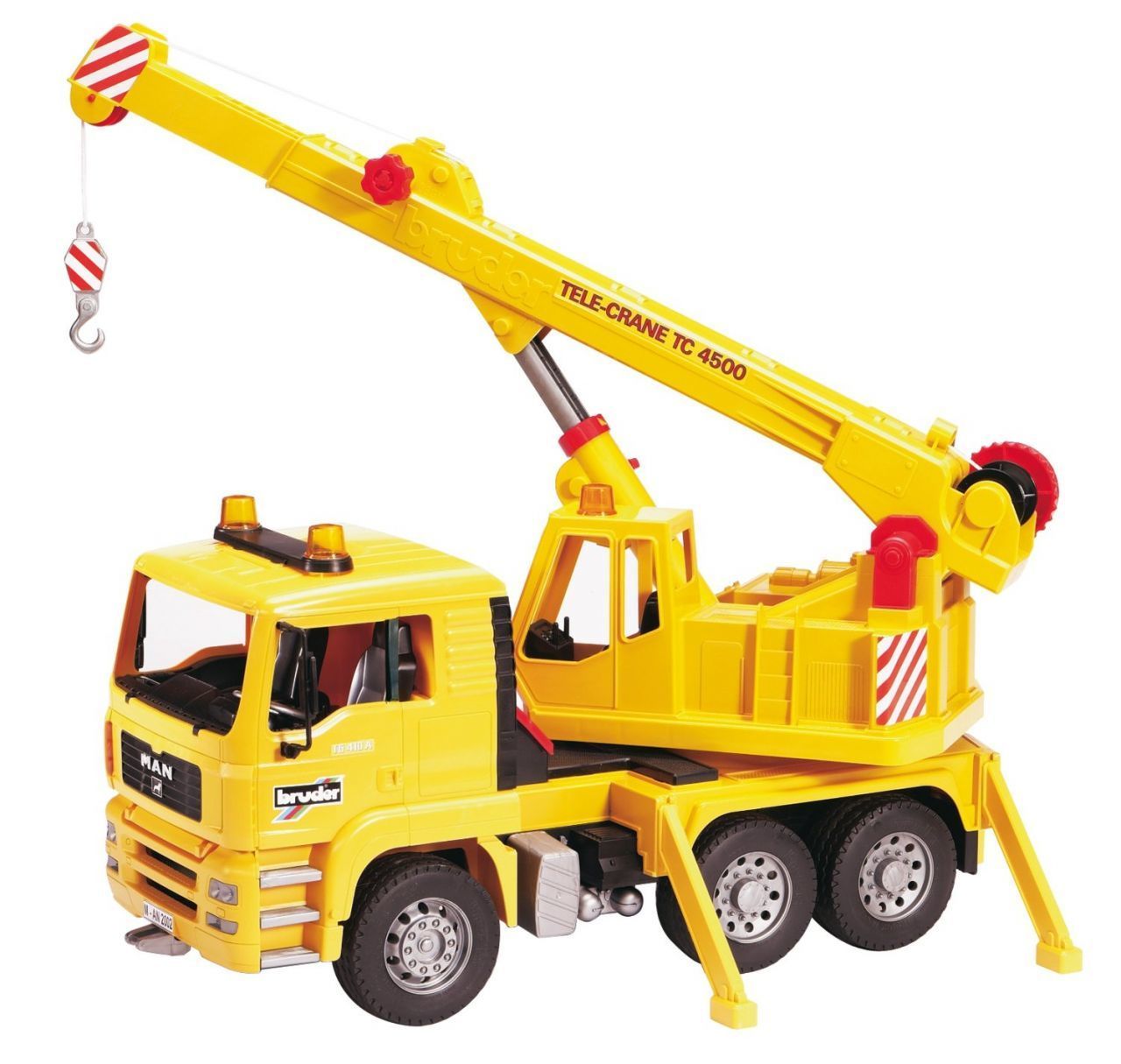 Bruder Man Vinçli Kamyon Sarı 02754