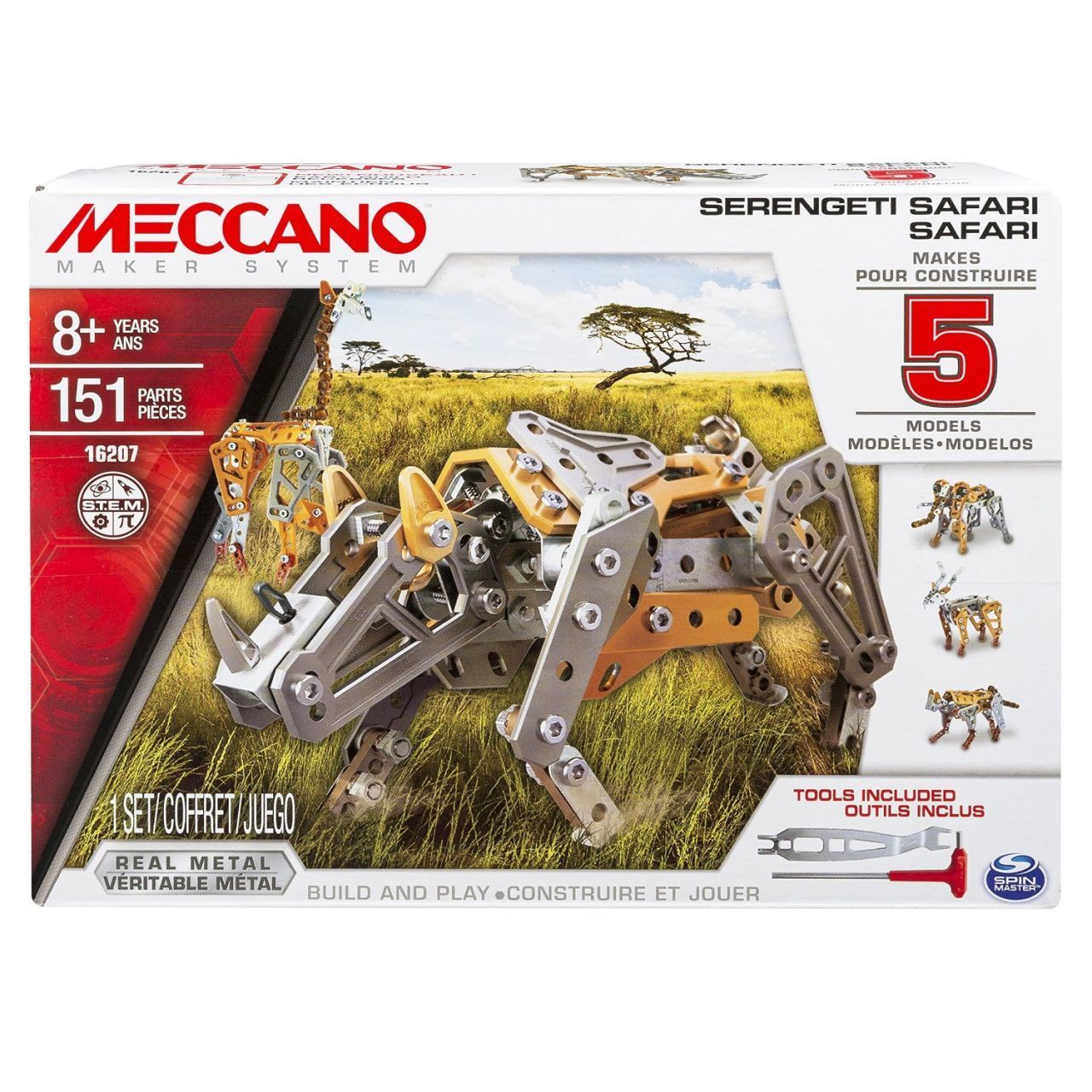 Meccano 5 Model Set Safari