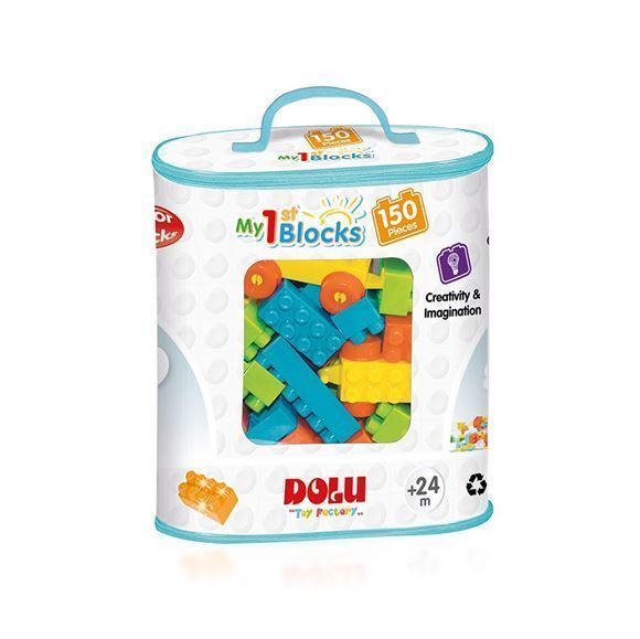 Dolu 5017 Baskılı Torbada Mini Bloklar 150 Parça 24 + Ay