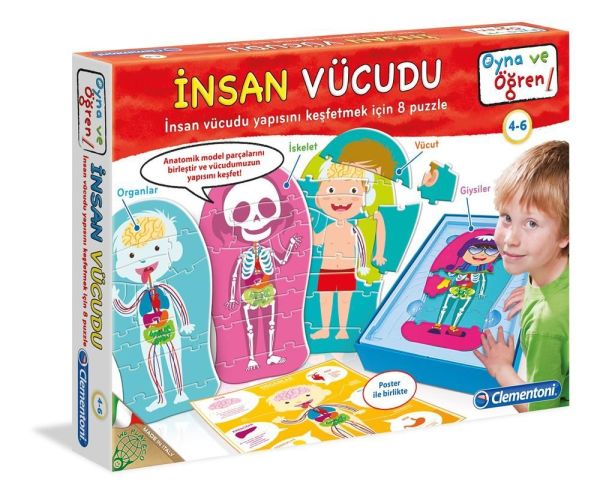 Clementoni Oyna Ve Öğren İnsan Vucudu