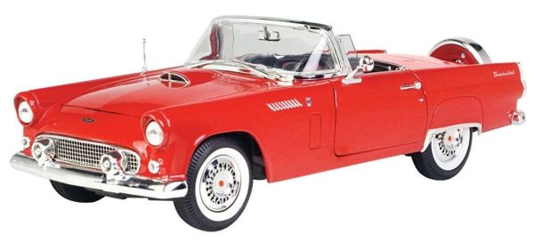 Ford Thunderbird 1956 Model Metal Araba Kırmızı 1:18